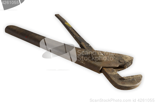 Image of Rusty Pipe wrench