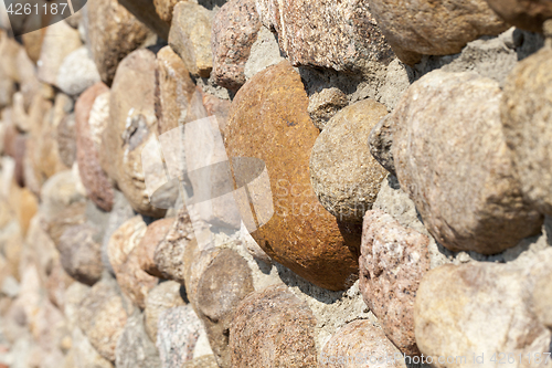 Image of part of the wall of the building