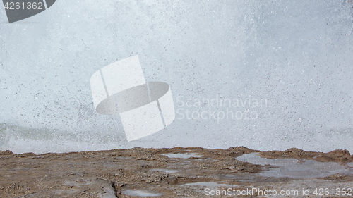 Image of The famous Strokkur Geyser - Iceland - Close-up