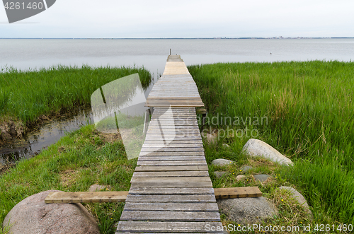 Image of Traditional wooden jetty