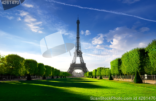 Image of Morning on Champs de Mars