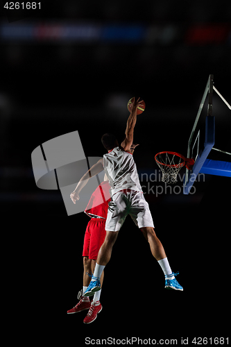 Image of basketball player in action