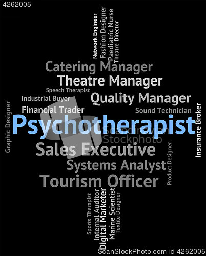 Image of Psychotherapist Job Shows Disturbed Mind And Insanity