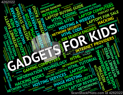 Image of Gadgets For Kids Indicates Mod Con And Widget