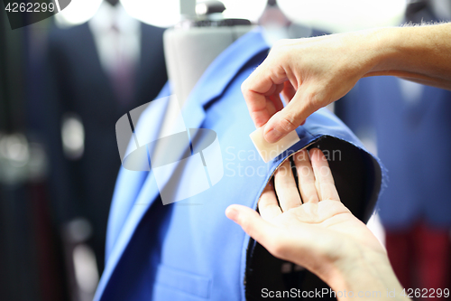 Image of The production plant, sewing jackets for seamstress 