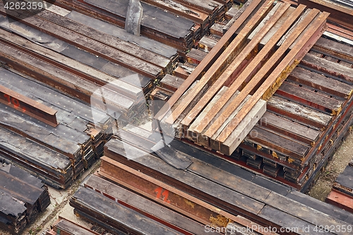 Image of Steel girder beams