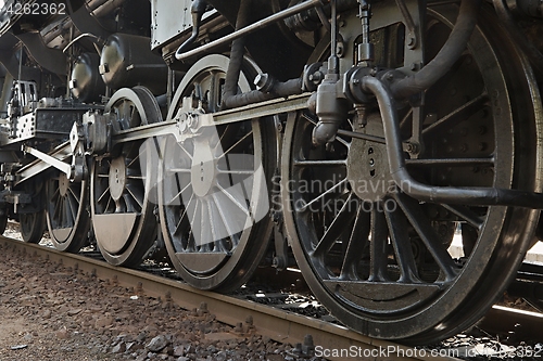 Image of Steam Locomotive Detail