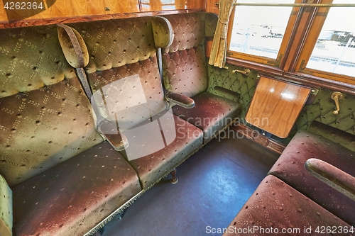 Image of Vintage Train Interior