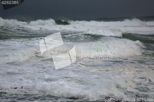 Image of Stormy Waves Breaking