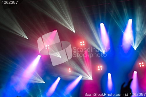 Image of Colorful Concert Lighting