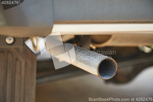 Image of Exhaust Pipe Closeuo