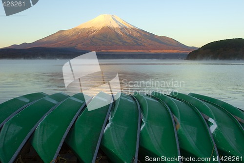 Image of Green Rowboats