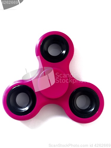 Image of purple fidget spinner stress relieving toy