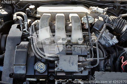 Image of Engine of a car