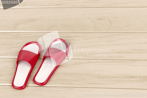 Image of Red slippers