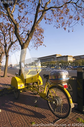 Image of Yellow Tricycle