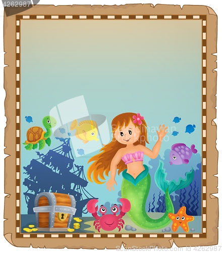 Image of Parchment with mermaid topic 4