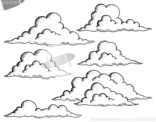 Image of Clouds drawings theme image 1