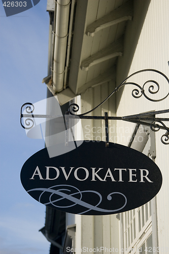 Image of Advokater Sign