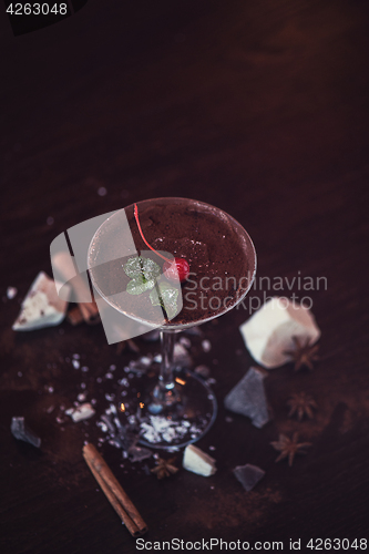 Image of Ice cream chocolate dessert
