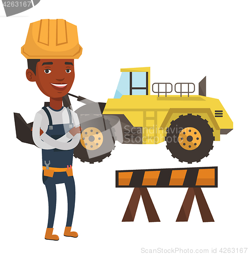 Image of Confident builder with arms crossed.
