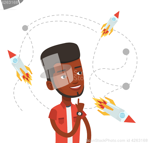 Image of Business start up vector illustration.