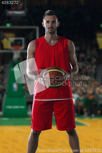 Image of Basketball player portrait