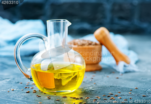 Image of flax seed and oil