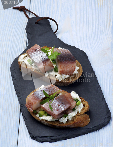 Image of Marinated Herring Sandwiches