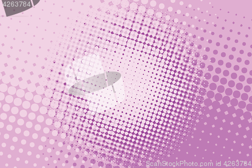 Image of pink halftone pop art background