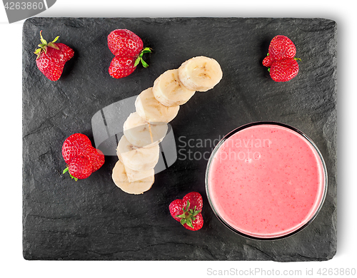 Image of Banana strawberry smoothies
