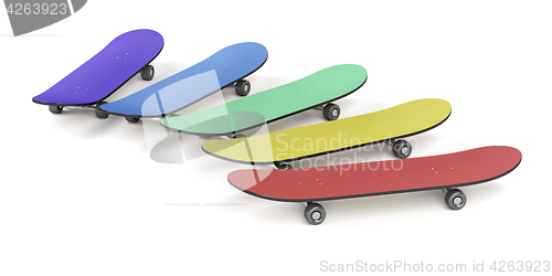 Image of Skateboards with different colors