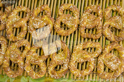 Image of Freshly baked French Pretzel