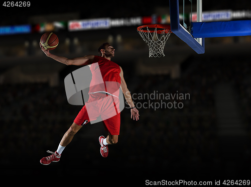 Image of basketball player in action