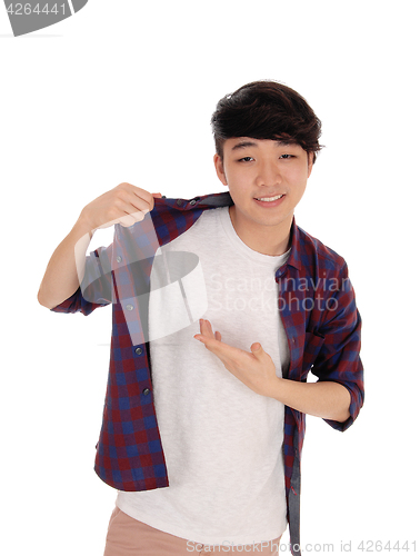Image of Portrait of Asian teenager.