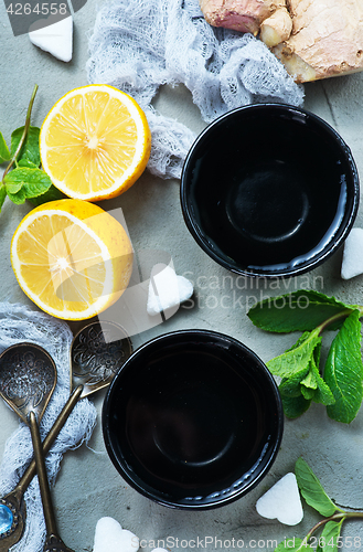 Image of ingredients for tea