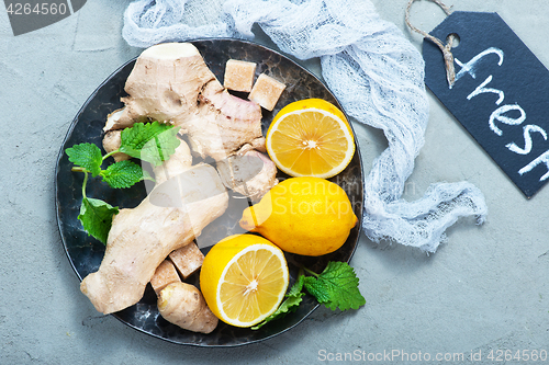 Image of ingredients for tea