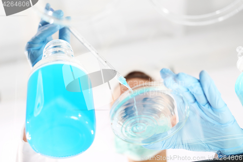 Image of Chemist working in scientific laboratory