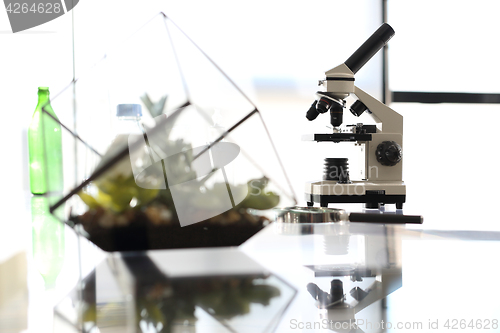 Image of Laboratory biotechnology, microscope