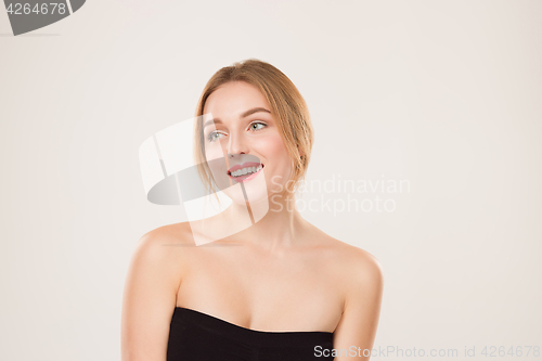 Image of Beautiful Girl face. Perfect skin