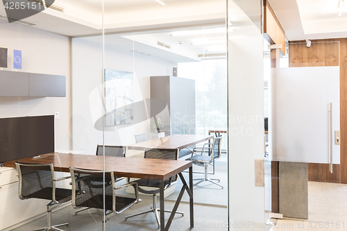 Image of Modern corporate office interior.