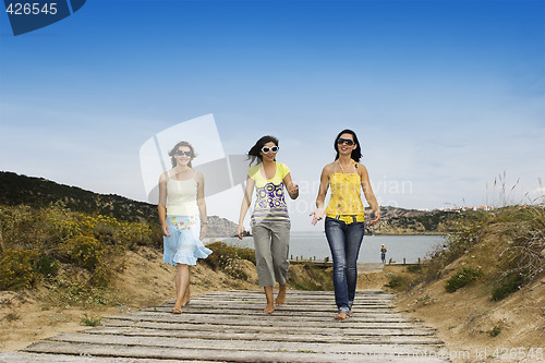 Image of Girls walking