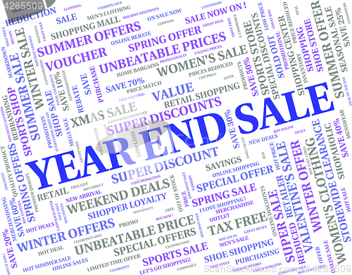 Image of Year End Sale Represents Retail Clearance And Discount