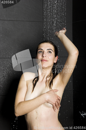 Image of woman in shower