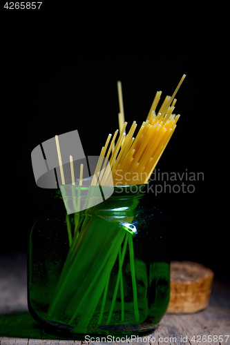 Image of Spaghetti container jar