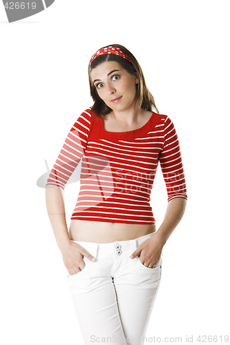 Image of Amazed woman
