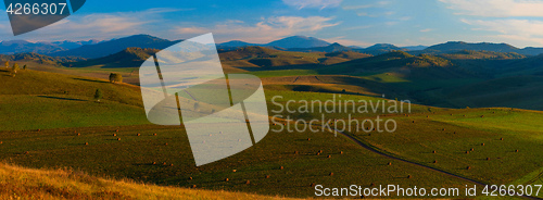 Image of Beauty summer evening in the mountains