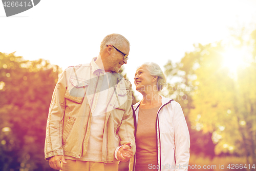 Image of senior couple in park