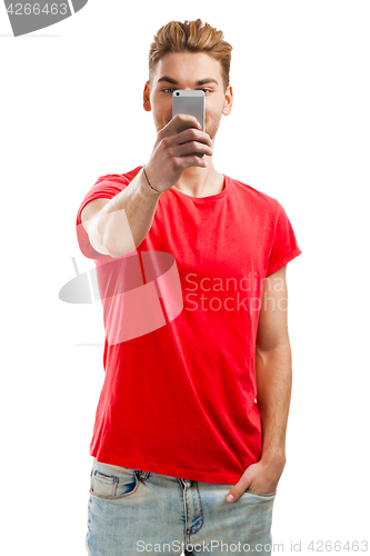 Image of Making a  selfie