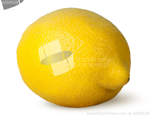 Image of Ripe fresh lemon rotated